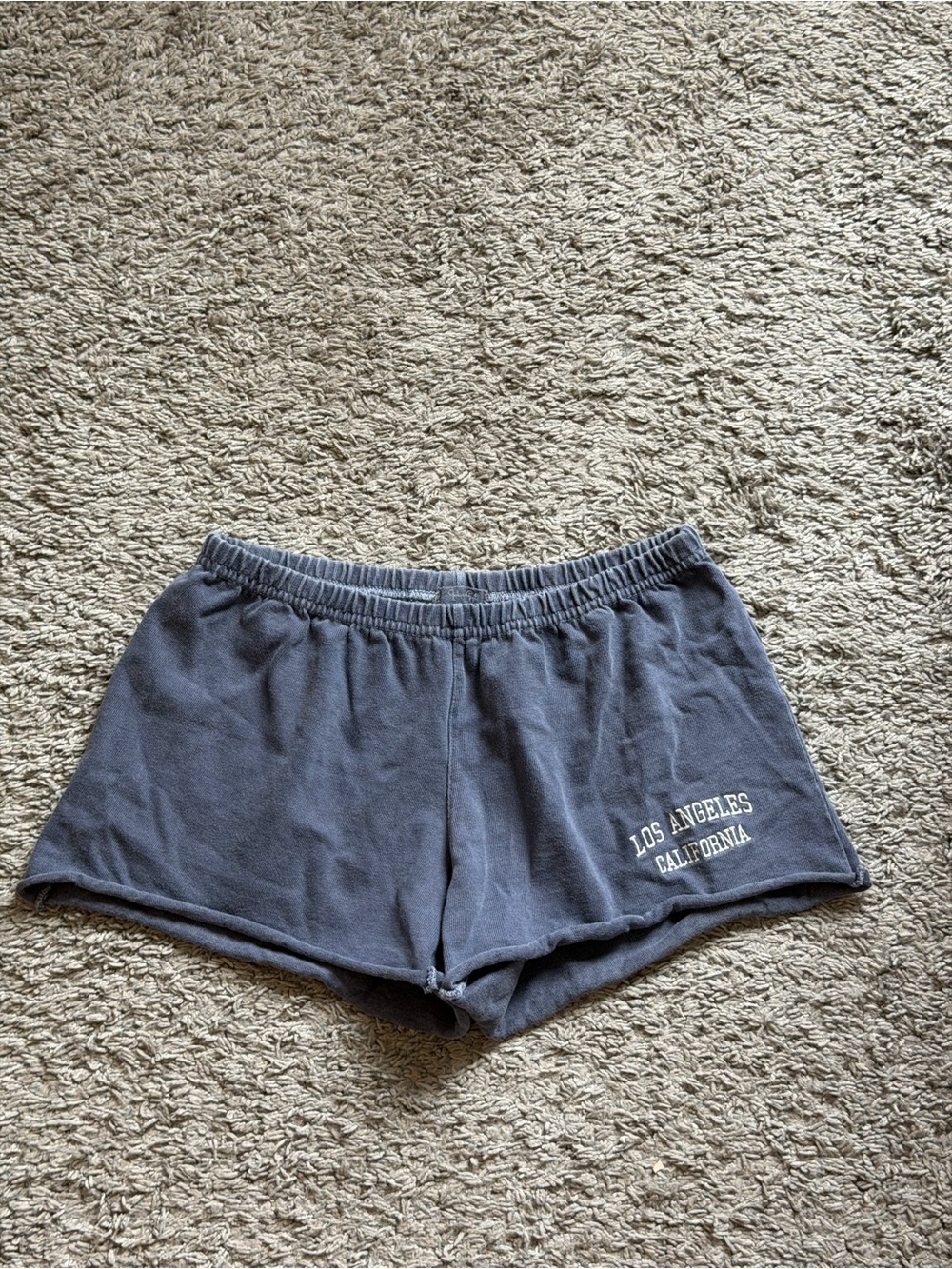 Brandy Melville Navy 'Los Angeles California' Athletic Lounge Shorts